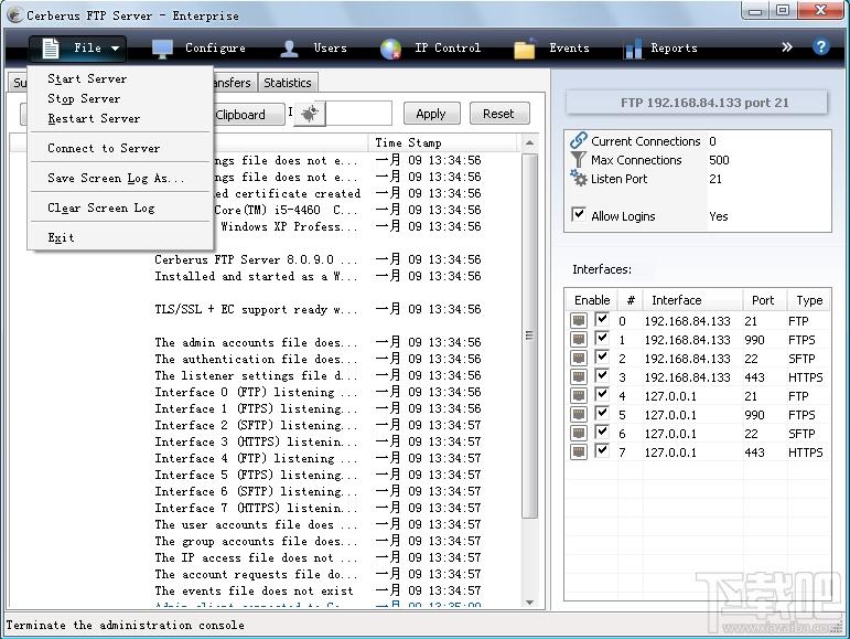 Cerberus FTP Server,Cerberus FTP Server下载,FTP服务器软件