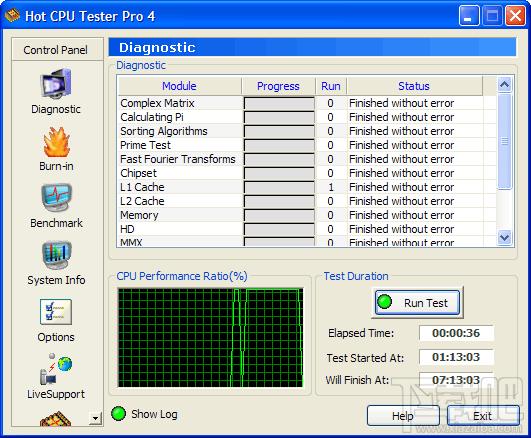 Hot CPU Tester Pro,CPU测试,CPU测试软件,系统测试软件